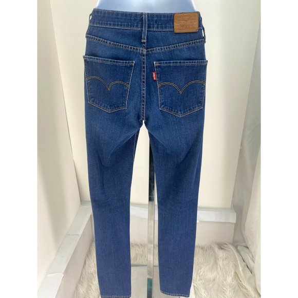 "LEVIS "MEDIUM WASH SLIM FIT HIGH RISE SKINNY 721 JEANS PANTS SZE: 26 - Picture 5 of 5